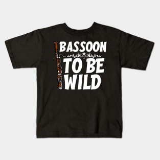 Funny Bassoon Player Kids T-Shirt